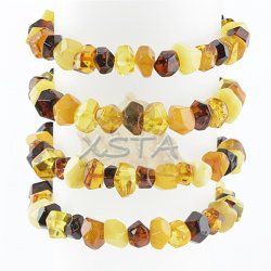 Wholesale oval beads amber bracelet
